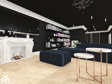 Aranżacje wnętrz - Salon: DOM POD CZĘSTOCHOWĄ - Salon, styl nowoczesny - KONCEPT STUDIO . Przeglądaj, dodawaj i zapisuj najlepsze zdjęcia, pomysły i inspiracje designerskie. W bazie mamy już prawie milion fotografii!