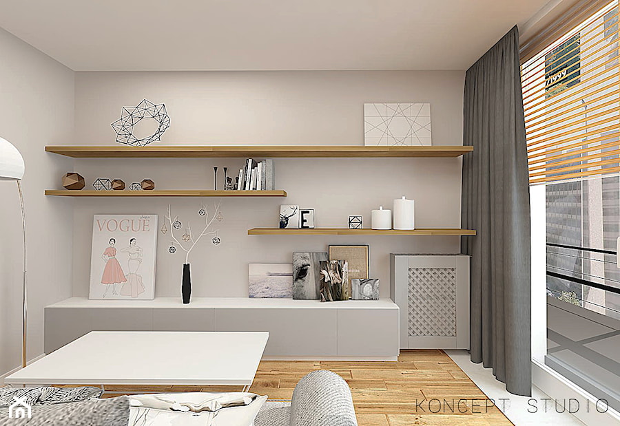 MIESZKANIE WARSZAWA - Salon - zdjęcie od KONCEPT STUDIO