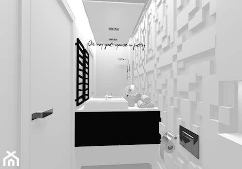 Łazienka minimalistyczna - Łazienka, styl minimalistyczny - zdjęcie od Am Design Studio projektowania wnętrz