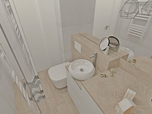 Mieszkanie wielka płyta46m2 - Łazienka, styl skandynawski - zdjęcie od Am Design Studio projektowania wnętrz