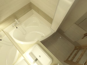 Niewielka łazienka(4m2) w blokach i wc - Łazienka, styl nowoczesny - zdjęcie od Am Design Studio projektowania wnętrz