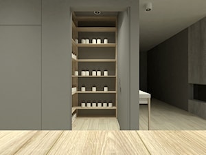 Projekt wnętrza domu jednorodzinnego w Zduńskiej Woli - Kuchnia, styl minimalistyczny - zdjęcie od Am Design Studio projektowania wnętrz