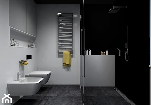 Łazienka w domu jednorodzinnym w Zduńskiej Woli wersja 6 - zdjęcie od Am Design Studio projektowania wnętrz
