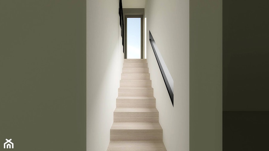 Klatka schodowa - Schody, styl minimalistyczny - zdjęcie od Am Design Studio projektowania wnętrz