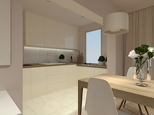 Projekt wnętrza mieszkania w bloku z wielkiej płyty - Kuchnia, styl nowoczesny - zdjęcie od Am Design Studio projektowania wnętrz