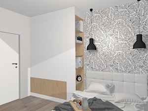 Projekt metamorfozy 43-metrowego mieszkania w bloku z wielkiej płyty - zdjęcie od Am Design Studio projektowania wnętrz