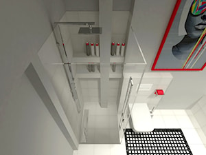 Projekt zmiany aranżacji części pomieszczeń w domu jednorodzinnym- Krzywanice - Łazienka, styl nowoczesny - zdjęcie od Am Design Studio projektowania wnętrz