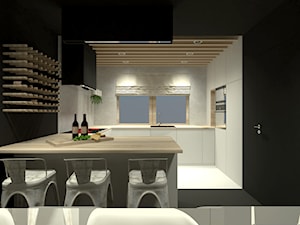 Kuchnia otwarta - zdjęcie od Am Design Studio projektowania wnętrz