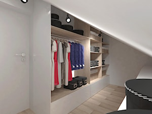 Garderoba na poddaszu - zdjęcie od Am Design Studio projektowania wnętrz