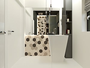 Dom jednorodzinny pod Łodzią - Łazienka, styl nowoczesny - zdjęcie od Am Design Studio projektowania wnętrz
