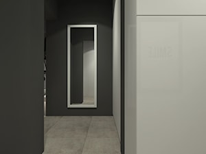 Projekt zmiany aranżacji wnętrza mieszkania w bloku z wielkiej płyty - Hol / przedpokój, styl minimalistyczny - zdjęcie od Am Design Studio projektowania wnętrz