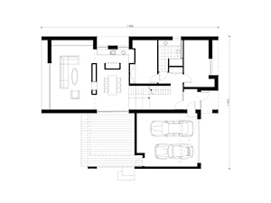 rzut parteru - zdjęcie od 4Q Dekton Pracownia Architektoniczna