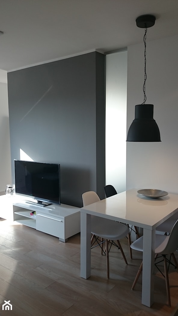 Apartament dla singla Szczecin - Salon, styl nowoczesny - zdjęcie od 4Q Dekton Pracownia Architektoniczna - Homebook