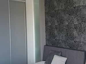 Apartament dla singla Szczecin - Sypialnia, styl nowoczesny - zdjęcie od 4Q Dekton Pracownia Architektoniczna