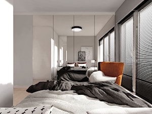 mieszkanie #7, Gdańsk - Sypialnia, styl nowoczesny - zdjęcie od JUST studio projektowe