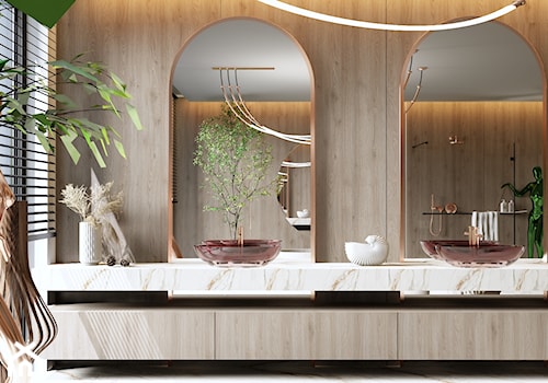 Projekt łazienki luksusowej - Łazienka, styl glamour - zdjęcie od ManiaDekorowania Projektowanie wnętrz Rzeszów