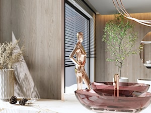 Projekt łazienki luksusowej - Łazienka, styl minimalistyczny - zdjęcie od ManiaDekorowania Projektowanie wnętrz Rzeszów