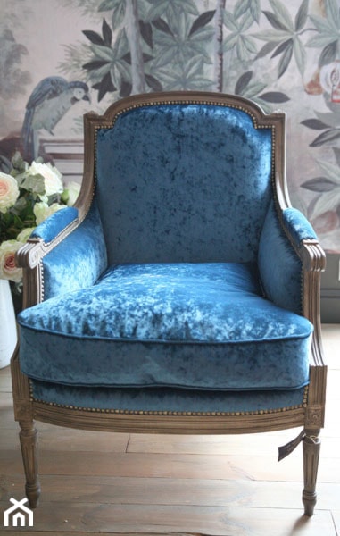 Fotel nowy LUdwik XVI - zdjęcie od Emerald Collections