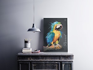 Niebieska Papuga Jako Obraz Na Płótnie - zdjęcie od Projectown