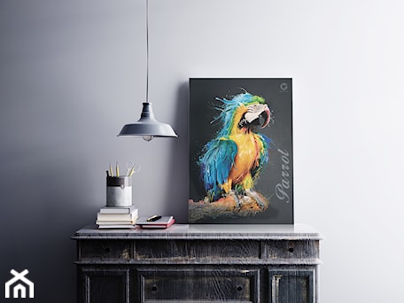 Aranżacje wnętrz - Salon: Niebieska Papuga Jako Obraz Na Płótnie - Projectown. Przeglądaj, dodawaj i zapisuj najlepsze zdjęcia, pomysły i inspiracje designerskie. W bazie mamy już prawie milion fotografii!