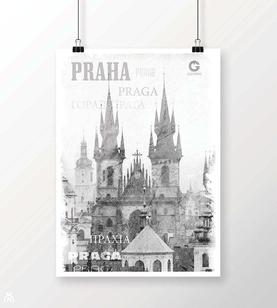 Praga 1 jako plakat - zdjęcie od Projectown