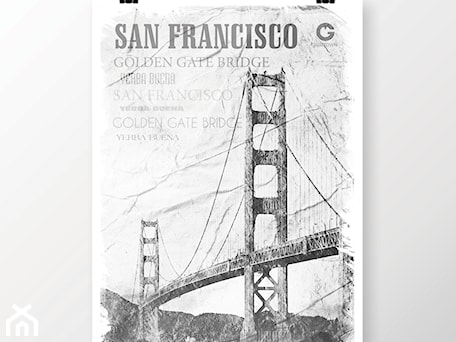 Aranżacje wnętrz - Hol / Przedpokój: San Francisco 1 jako plakat - Projectown. Przeglądaj, dodawaj i zapisuj najlepsze zdjęcia, pomysły i inspiracje designerskie. W bazie mamy już prawie milion fotografii!