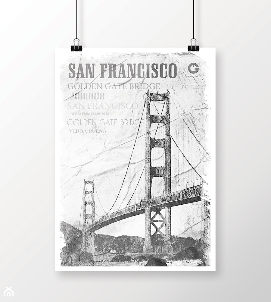 San Francisco 1 jako plakat - zdjęcie od Projectown