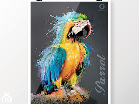 Aranżacje wnętrz - Hol / Przedpokój: Niebieska Papuga Jako Plakat - Projectown. Przeglądaj, dodawaj i zapisuj najlepsze zdjęcia, pomysły i inspiracje designerskie. W bazie mamy już prawie milion fotografii!