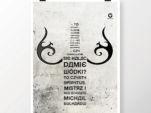 Mistrz i Małgorzata 1 jako plakat- wersja jasna - zdjęcie od Projectown