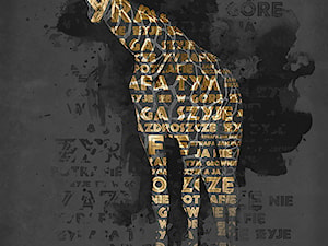 Żyrafa w Stylu TYPOGRAFICZNYM - zdjęcie od Projectown