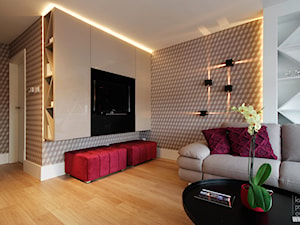 Mieszkanie w kamienicy - Salon, styl nowoczesny - zdjęcie od Kultura Projektowania Katarzyna Kucyga