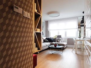 Mieszkanie w kamienicy - Salon, styl skandynawski - zdjęcie od Kultura Projektowania Katarzyna Kucyga