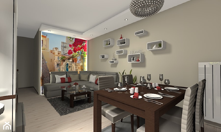 Wybrane wnętrza warszawskiego mieszkania - Salon, styl nowoczesny - zdjęcie od Medyńscy Projektowanie