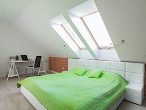 Dom jednororodzinny w Lipkowie - REALIZACJA - Sypialnia, styl nowoczesny - zdjęcie od Medyńscy Projektowanie