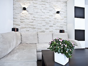 Mieszkanie we Wrocławiu - REALIZACJA - Salon, styl nowoczesny - zdjęcie od Medyńscy Projektowanie