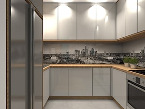 Mieszkanie 84m2 Warszawa - Wilanów - Kuchnia, styl nowoczesny - zdjęcie od Medyńscy Projektowanie