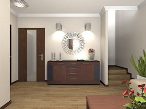 Segment w Warszawie - wybrane pomieszczenia - Mały szary salon, styl glamour - zdjęcie od Medyńscy Projektowanie