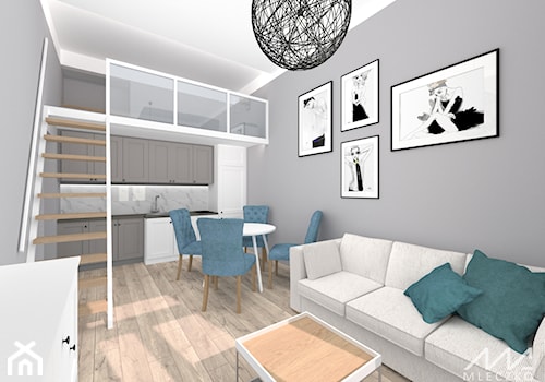 Apartament z antresolą - zdjęcie od mleczko architektura