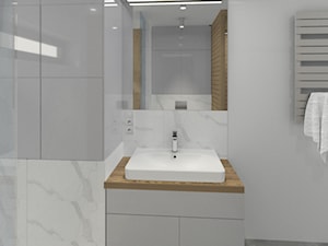 Carrara w łazience - zdjęcie od mleczko architektura