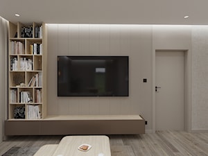 Mieszkanie w Bielsku-Białej - Salon, styl nowoczesny - zdjęcie od AW-STUDIO Pracownia Architektury Wnętrz