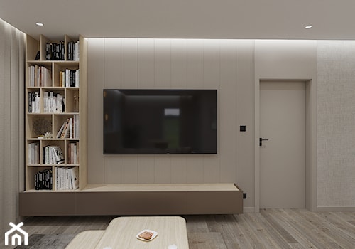 Mieszkanie w Bielsku-Białej - Salon, styl nowoczesny - zdjęcie od AW-STUDIO Pracownia Architektury Wnętrz
