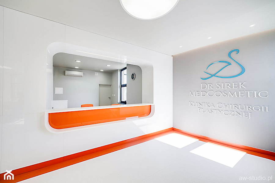 Klinika MEDCOSMETIC w Bielsku-Białej - Wnętrza publiczne, styl nowoczesny - zdjęcie od AW-STUDIO Pracownia Architektury Wnętrz