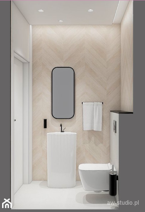 Mała łazienka - zdjęcie od AW-STUDIO Pracownia Architektury Wnętrz