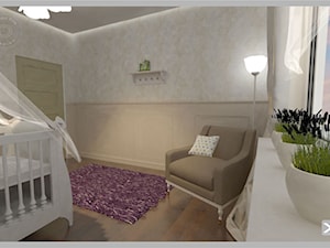 Pokój dziecięcy klasyczny w kolorach biel, brąz, beż - zdjęcie od KP Produkcja Archi-Tektury