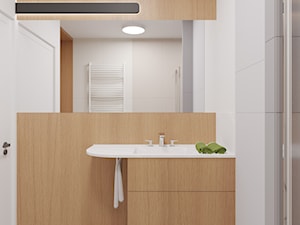 Apartament z ażurową kuchnią - Łazienka, styl minimalistyczny - zdjęcie od Xicorra Living