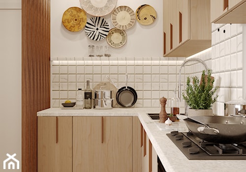 Z elementami w stylu Boho - Kuchnia, styl rustykalny - zdjęcie od Xicorra Living