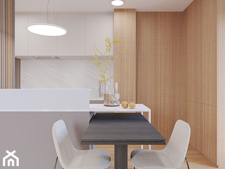 Aranżacje wnętrz - Salon: Apartament z ażurową kuchnią - Salon, styl minimalistyczny - Xicorra Living. Przeglądaj, dodawaj i zapisuj najlepsze zdjęcia, pomysły i inspiracje designerskie. W bazie mamy już prawie milion fotografii!