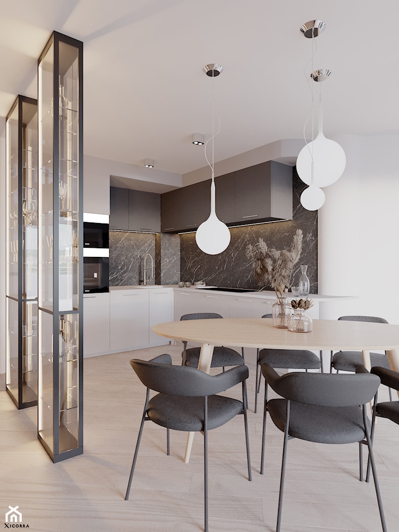 Apartament na słupach - Kuchnia, styl nowoczesny - zdjęcie od Xicorra Living - Homebook