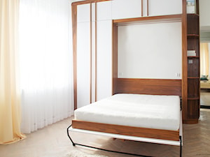 Kawalerka na Starym Mokotowie - Średnia biała sypialnia, styl tradycyjny - zdjęcie od Xicorra Living