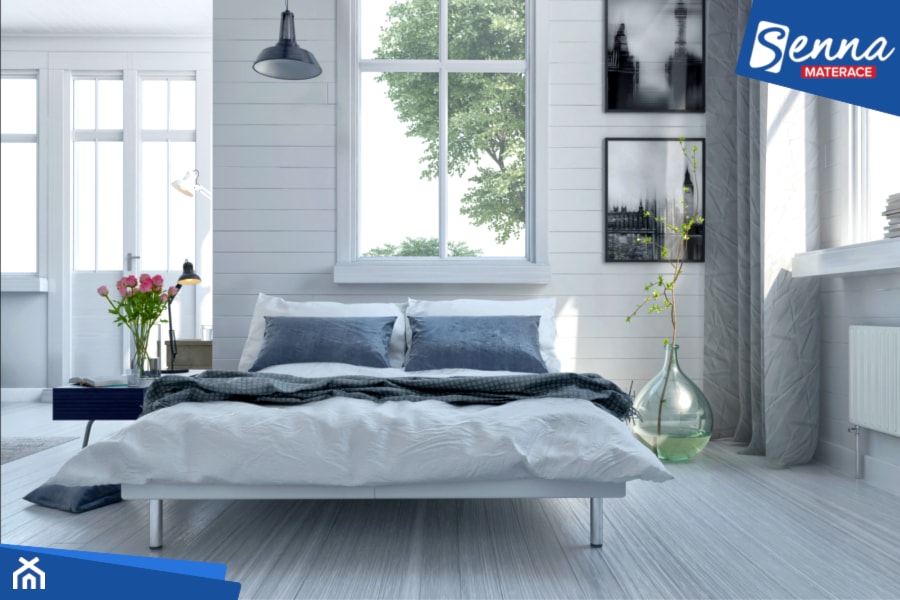 Sypialnia w stylu skandynawskim - zdjęcie od Materace SENNA